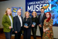 Im Bild: Bettina Leidl (Museumsquartier), Harald Lindenhofer (G&WM), Ingrid Thurnher (ORF), Katharina Huemer (Moderatorin), Georg Hoffmann (Heeresgeschichtliches Museum), Gerlinde Heil (Museum der Nerdigkeiten) © Hans Leitner / ORF